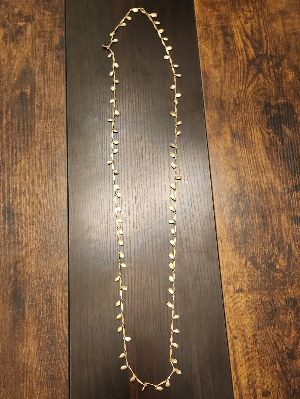 Lauren Ralph Lauren Gold Leaf Station Necklace